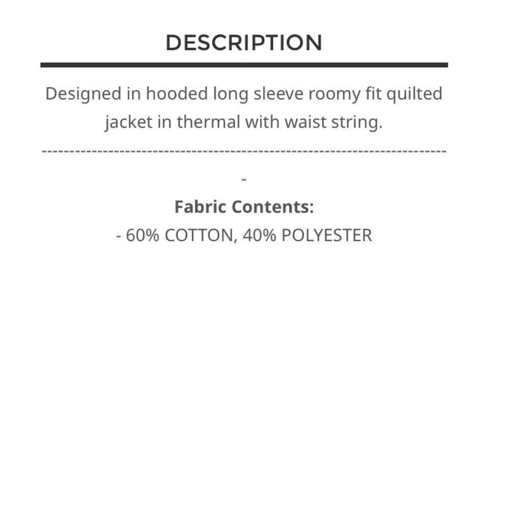 $50 start 158 💕POL oversized floral hooded thermal quilted jacket - Picture 6 of 7
